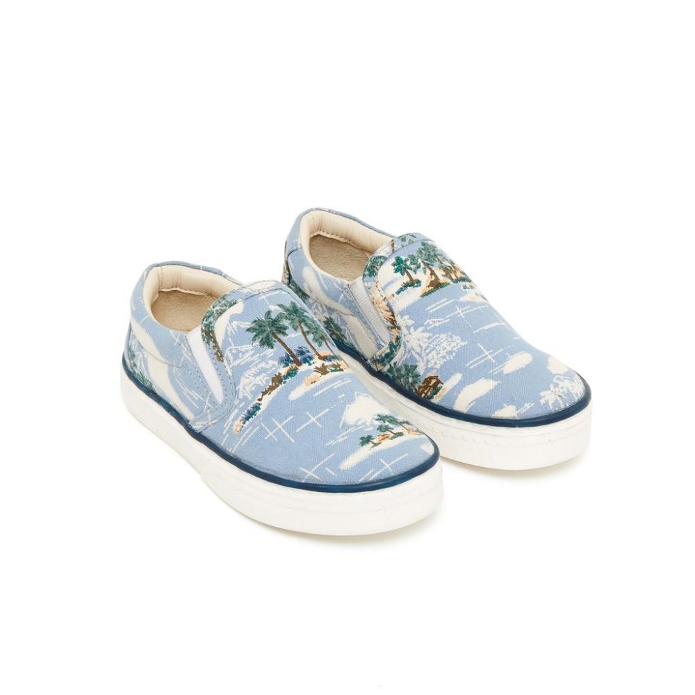 Zwart vacature limiet Bonton shoes | Bonton Hawaii Slip-On Sneaker Blue - Girls ⋆ Dailyobm
